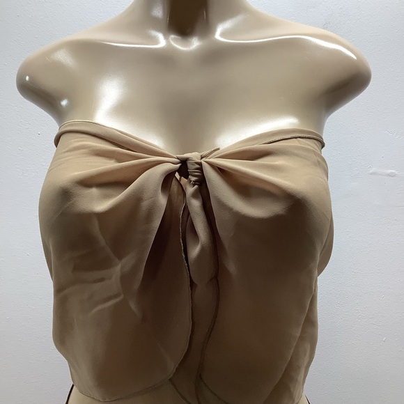 Zuliana Brown and Tan Tie Two Sarong Bundle. Made In USA. - Picture 3 of 4